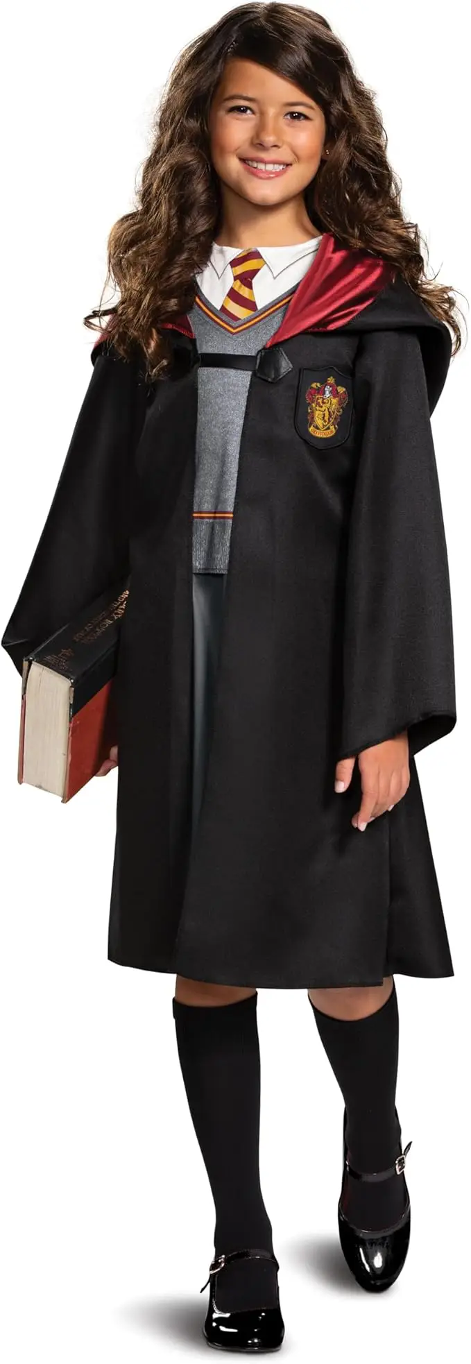 Hermione Granger Costume, Official Harry Potter Wizarding World Outfit for Kids, Classic Child