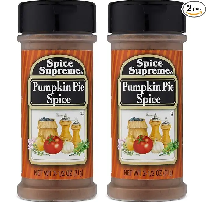 Spice Supreme: Pumpkin Pie Spice, 2.5 oz Size (2 Pack)