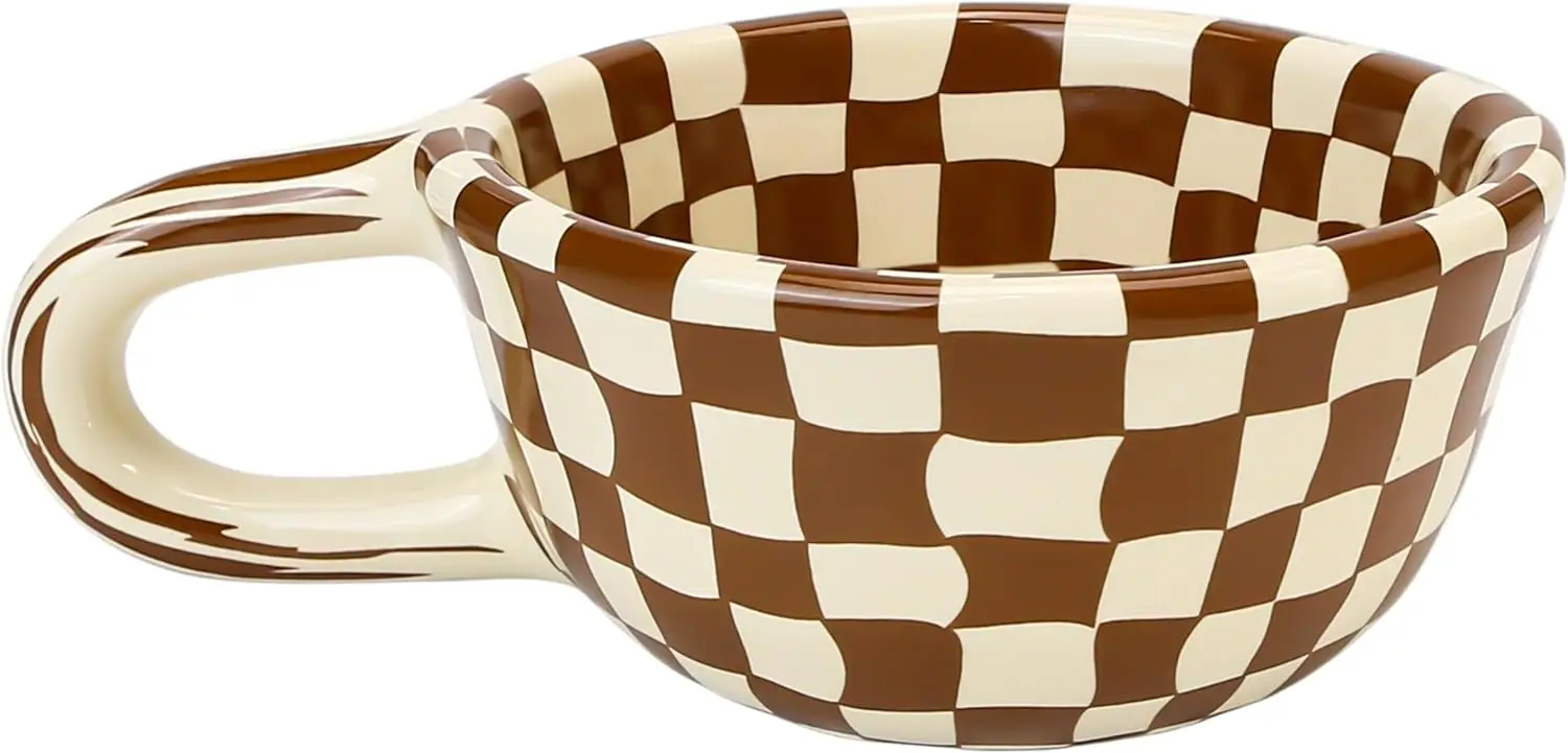 Checkered Coffee Mug