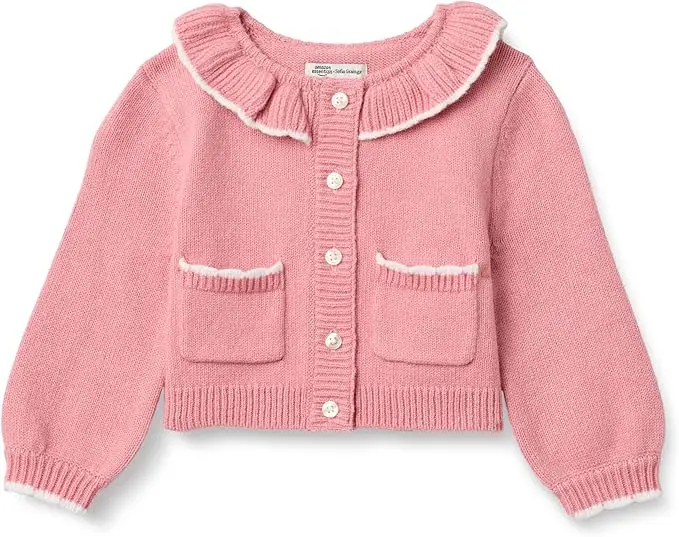Amazon Essentials x Sofia Grainge Babies, Toddlers and Girls' Cardigan Sweater