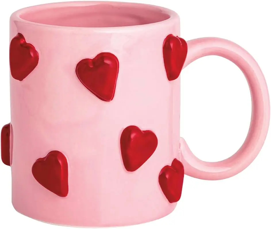 Mud Pie Valentine's Day Hearts Mug