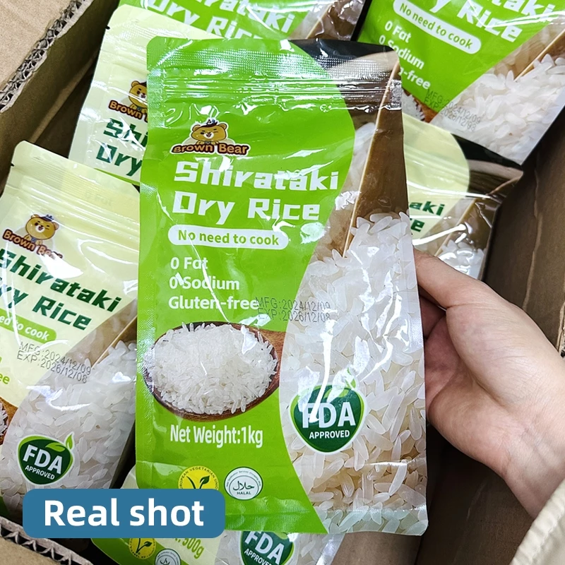 Dry/Dried Shirataki rice 1kg/2kg/3kg/5kg Konjac Rice Tasty low carb shiritaki rice 0 fat